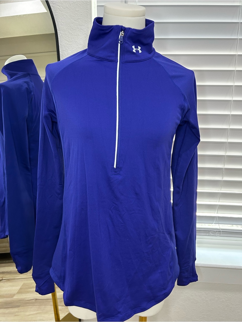 Under Armour Women’s Royal Blue 1/2 Zip Performance Pullover